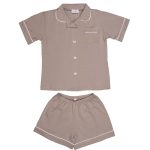 Light Grey Summer Preppy Pyjamas