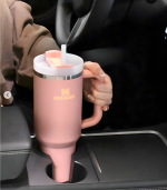 The Quencher H2.O FlowState Tumbler 1.18L, Peach Rose - Image 2