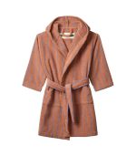 Naram Kids Bathrobe, Camel & Ultramarine