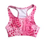 Pink Messy Leopard Sports Top