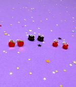 Anastasia Kessaris for The Wonder Room Black Cat Emoji Earrings - Image 2