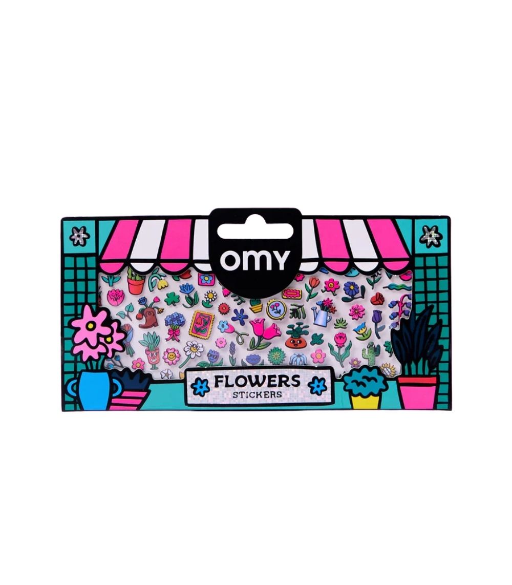 117 Assorted Stickers Boutique - Flowers - Image 1