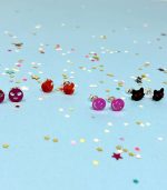Anastasia Kessaris for The Wonder Room Pink Smiley Emoji Earrings - Image 2