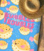Pufferfish Beach Towel - Image 2