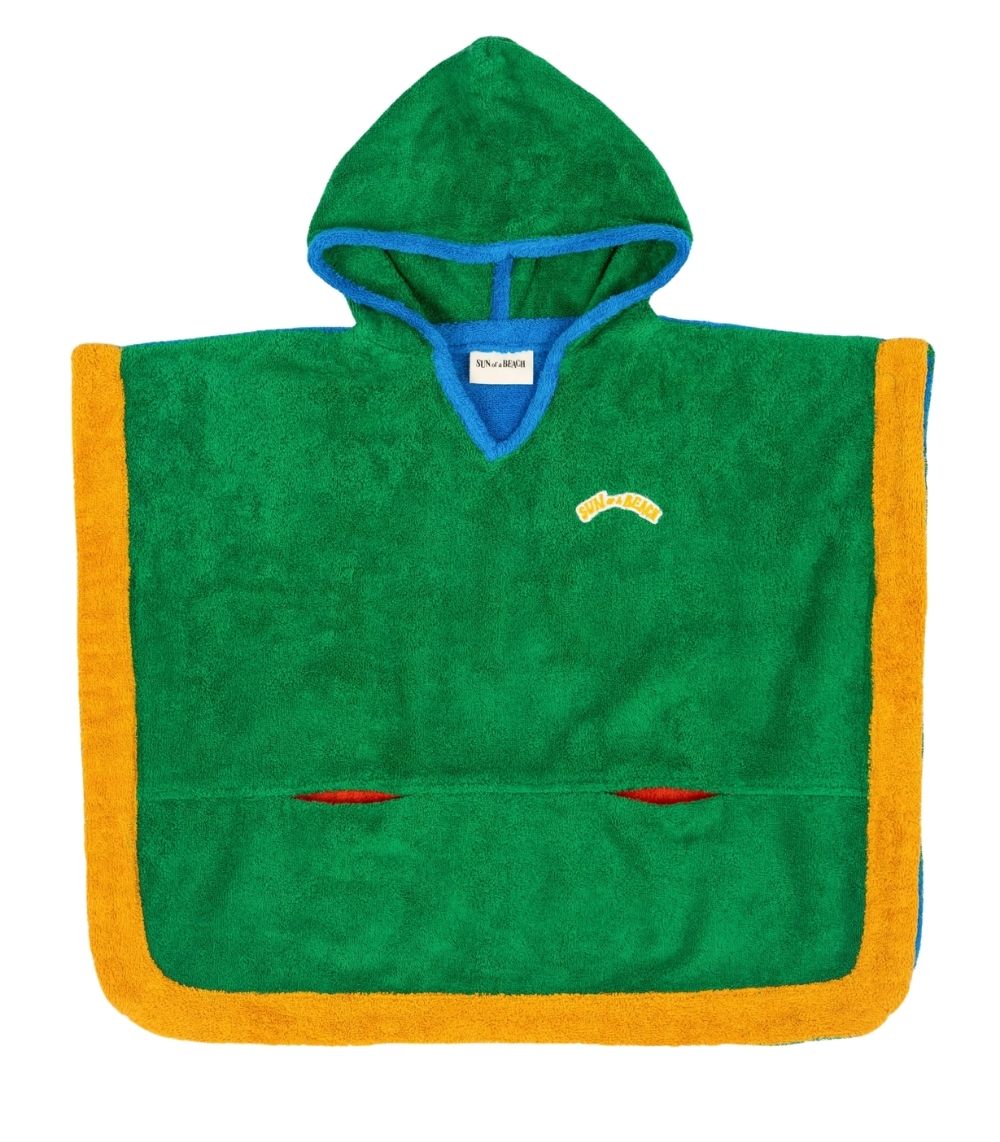 134 Multi Wasabi - Kids' Poncho - Image 1