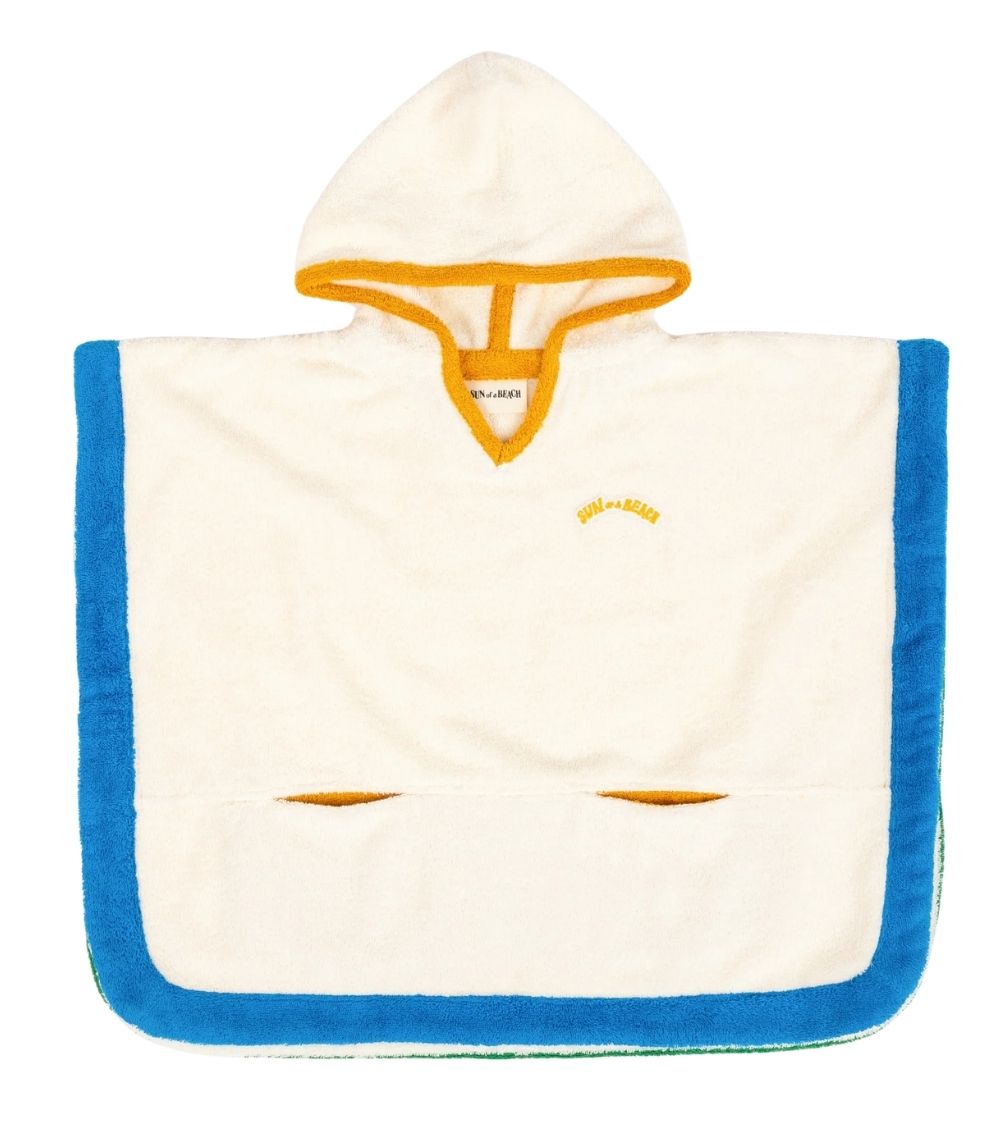 135 Multi Ecru - Kids' Poncho - Image 1