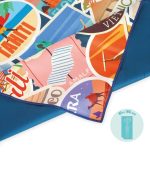 Travel Stickers Beach Towel - Image 2