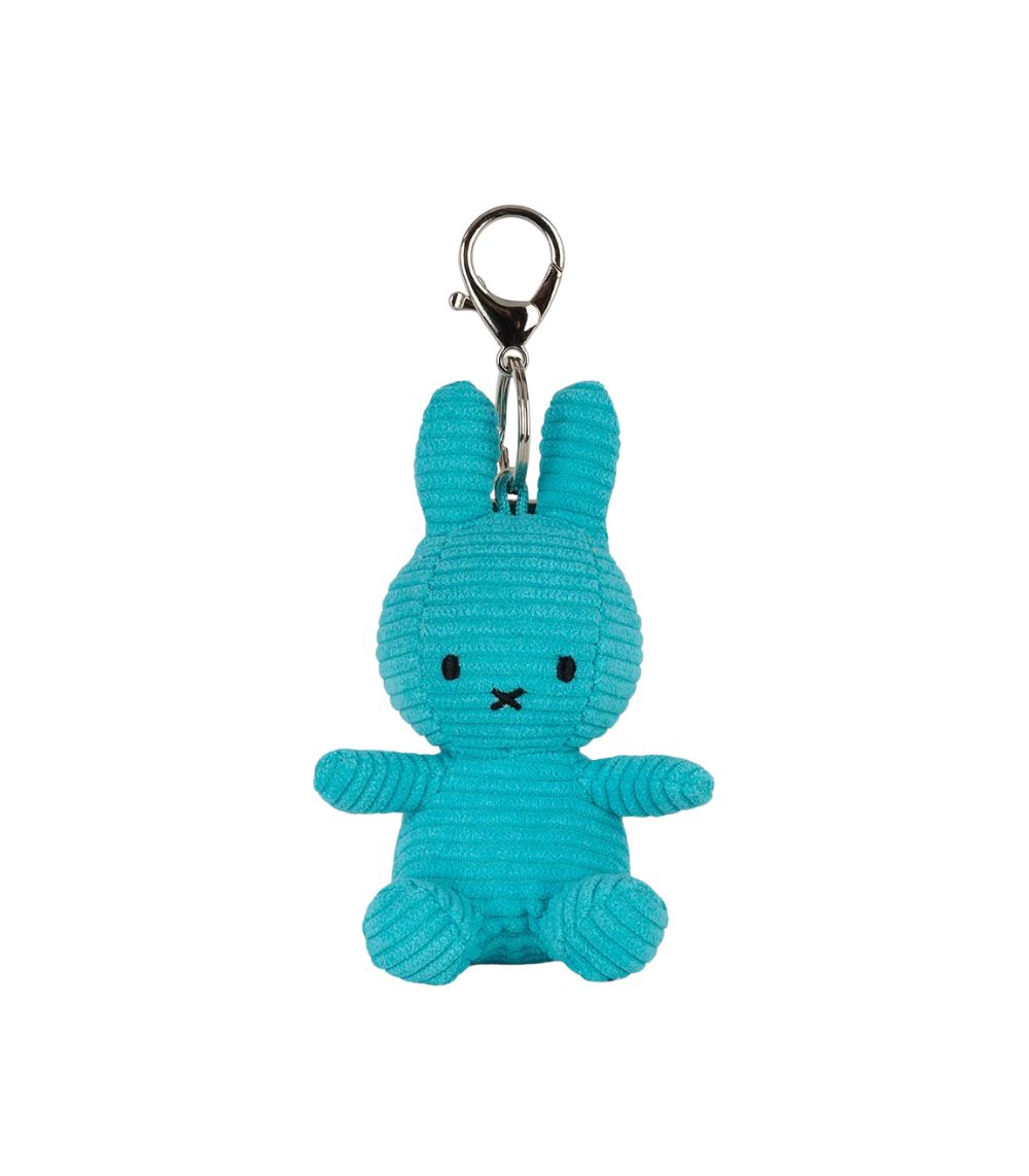 148 Miffy Keychain ECO Corduroy Teal, 10cm - Image 1