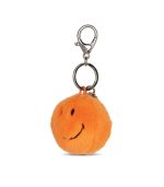 Smiley Keychain ECO Fuzzy Orange, - 5,5cm - Image 2
