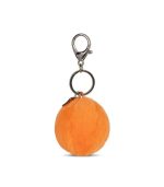 Smiley Keychain ECO Fuzzy Orange, - 5,5cm - Image 3