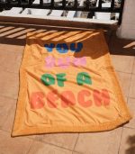 You Sun of a Beach Sunflower - Signature Beach Towel - Image 4