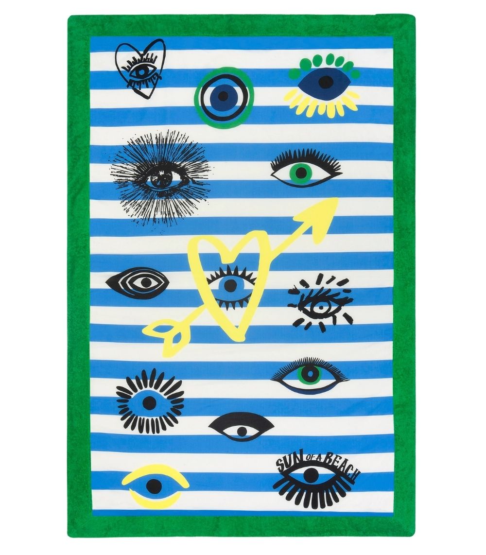 185 Evil Eye Club - Signature Beach Towel - Image 1