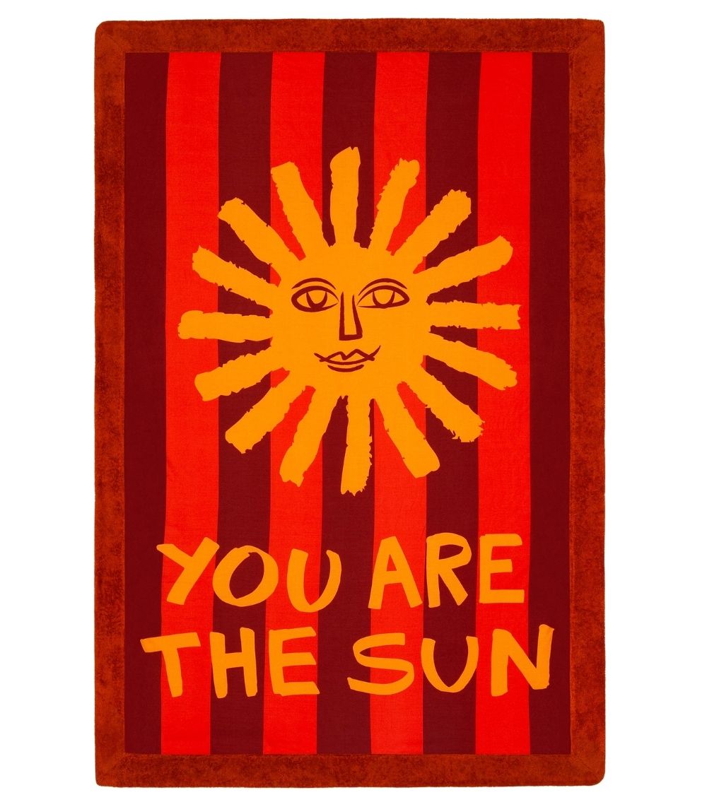 190 You Are The Sun Coppertone - Signature Beach Towel - Image 1
