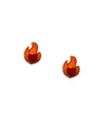 Anastasia Kessaris for The Wonder Room Flame Heart Emoji Earrings