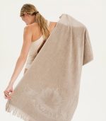 Greige - Mini Monochrome Beach Towel - Image 2