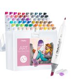 Ohuhu Kaala 60 Colors Dual Tips Alcohol Art Markers, Fine & Chisel