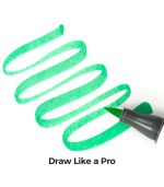 Ohuhu Honolulu 6 Basic Tones Colors Dual Tips Alcohol Art Markers, Brush & Chisel - Image 4