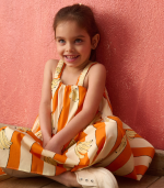 Aurora Mini Dress Orange (1,5-6Y) - Image 2