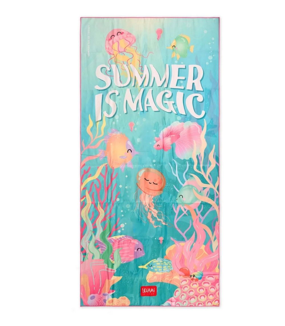 26 Summer is Magic Beach Towel - Image 1