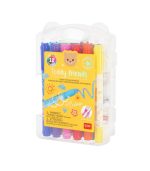 Set of 12 Twist-Up Wax Crayons- Teddy Friends