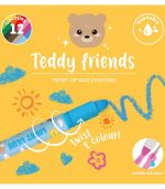 Set of 12 Twist-Up Wax Crayons- Teddy Friends - Image 2