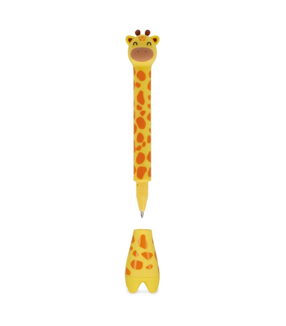 318 Giraffe Ballpoint Pen with Base - Stand-Ink Ovation - Image 1
