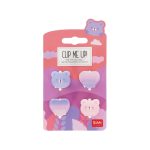 Set of 4 Teddy Mini Hair Clips - Clip Me Up!