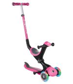 Globber Scooter Go Up Deluxe Lights Deep Pink