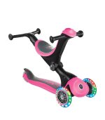 Globber Scooter Go Up Deluxe Lights Deep Pink - Image 2