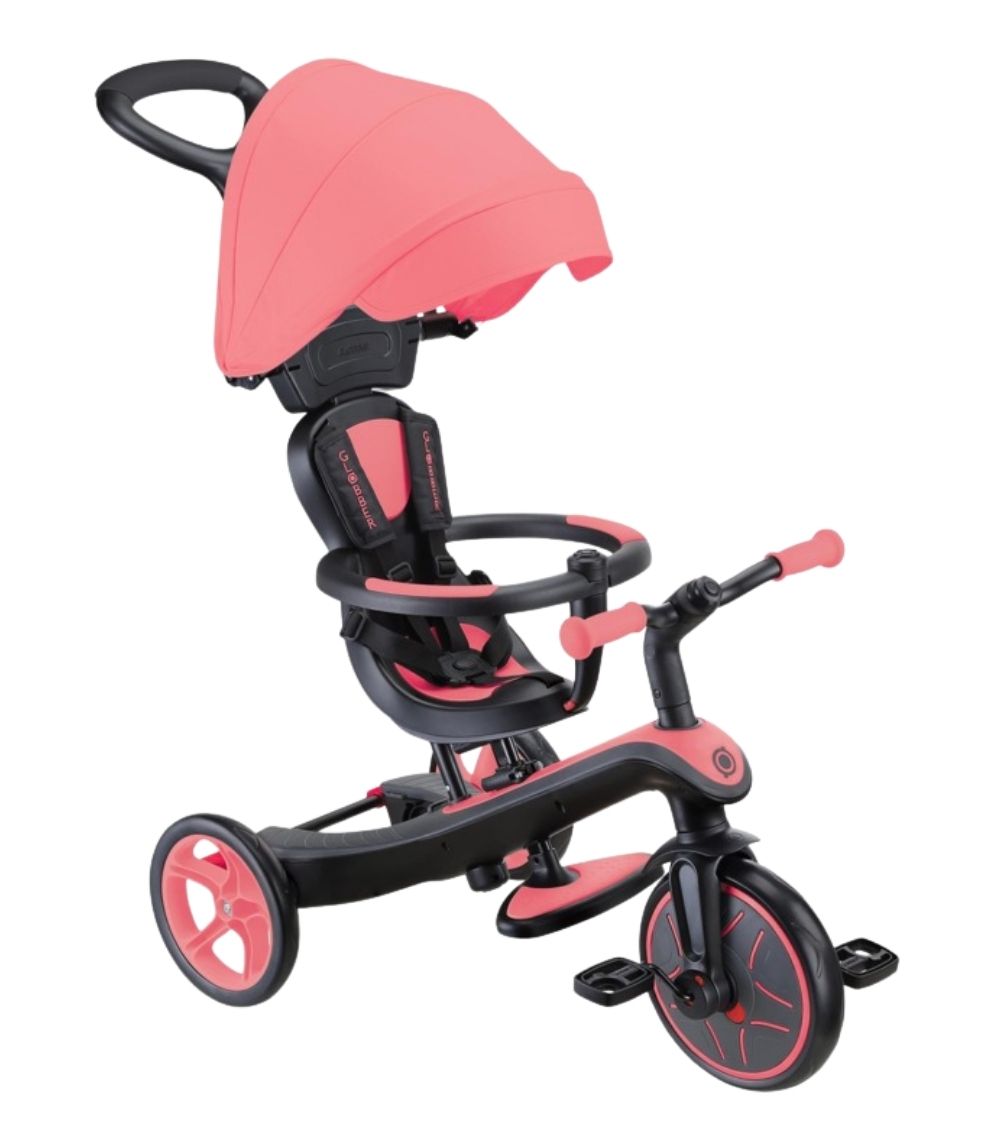 397 Globber Trike Explorer 4 In 1 Coral Pink - Image 1