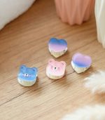 Set of 4 Teddy Mini Hair Clips - Clip Me Up! - Image 4