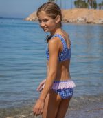 Natty Bikini, Blue Pink Carreaux - Image 6