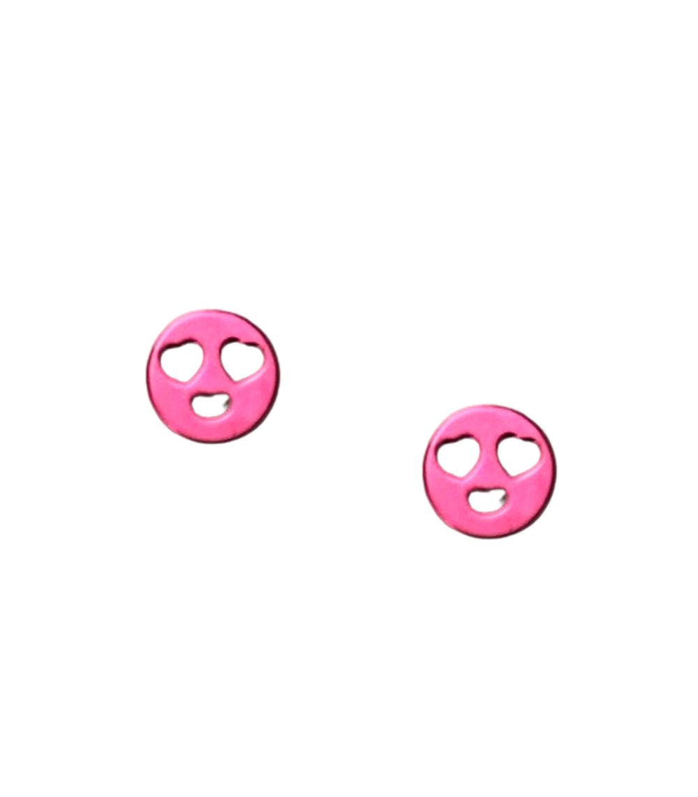 6 Anastasia Kessaris for The Wonder Room Heart-Eyes Emoji Earrings - Image 1