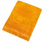 Sunflower - Monochrome Beach Towel