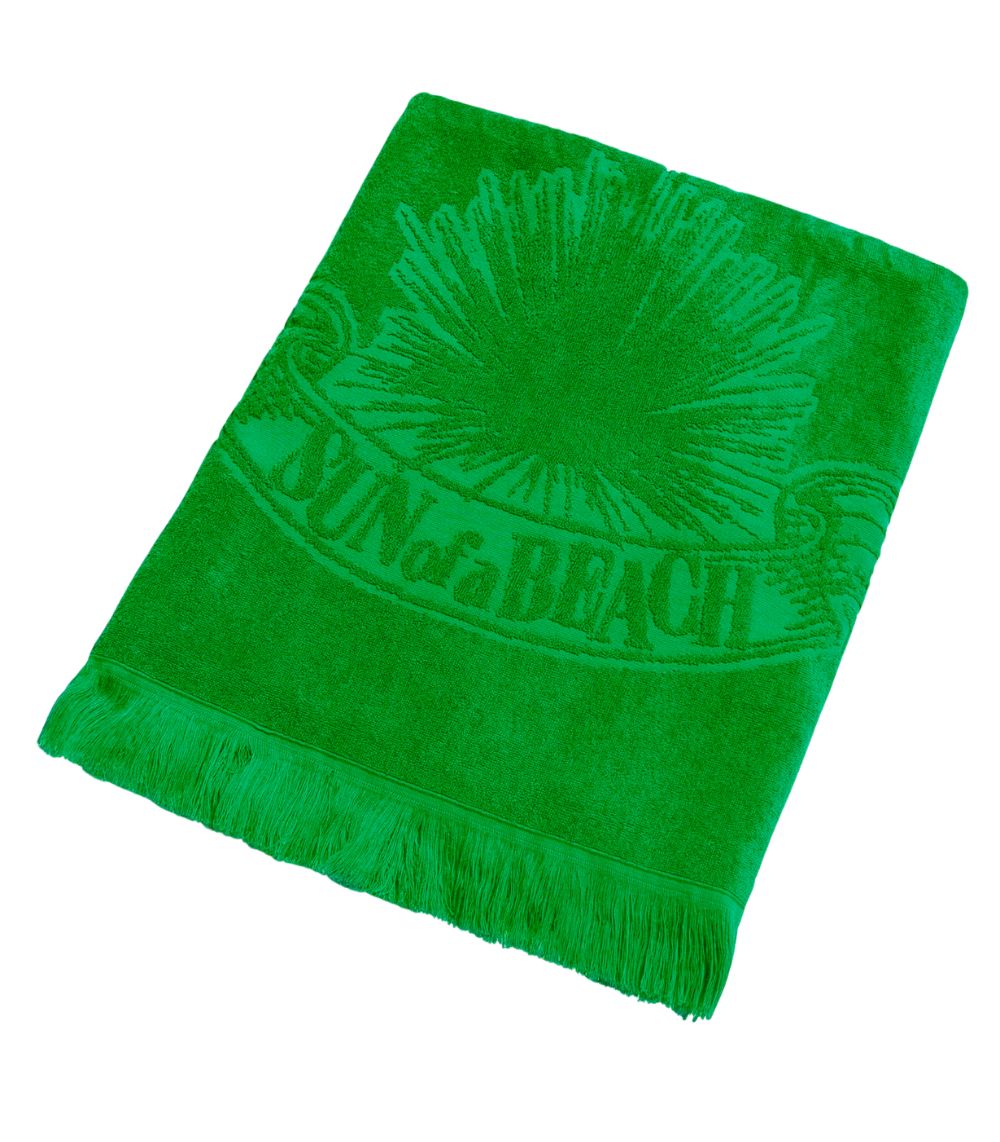 70 Wasabi - Monochrome Beach Towel - Image 1