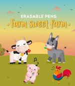 Set of 4 Erasable Gel Pens Farm Sweet Farm - Erasable Pen - Image 2