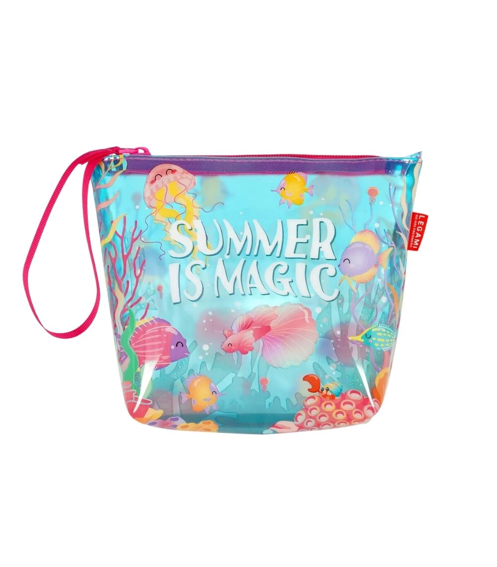 8 Summer is Magic Beach Pouch - Image 1