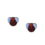 Anastasia Kessaris for The Wonder Room Dog Emoji Earrings