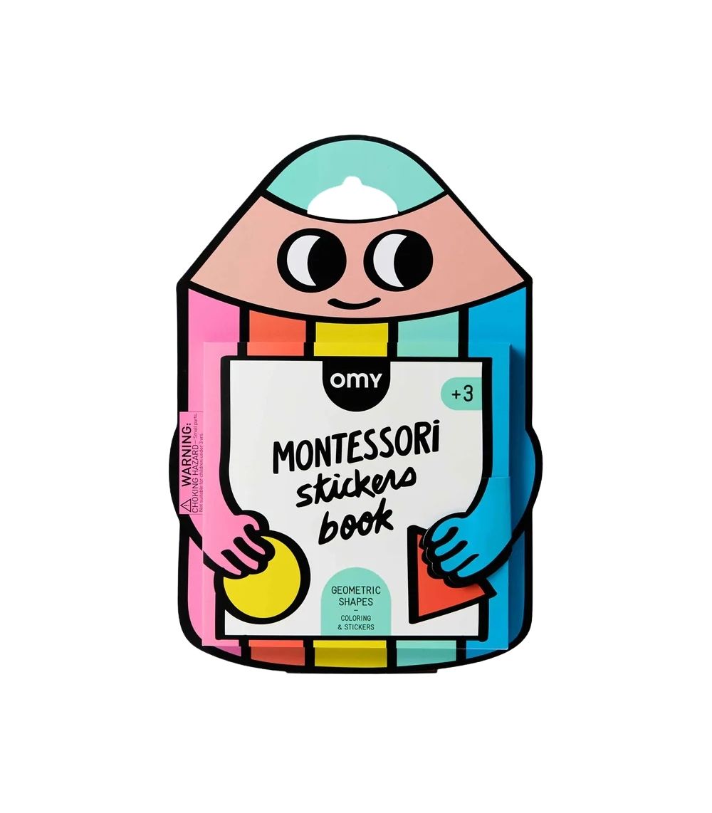 82 Montessori Stickers Book - Geometric Shapes - Image 1