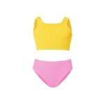 Kids Duo Lyra Bikini, Sunflower/Bubblegum (Aged 3 to 6)