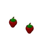 Anastasia Kessaris for The Wonder Room Strawberry Emoji Earrings