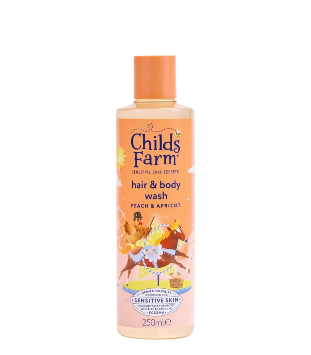 108 Hair & Body Wash 250ml, Peach & Apricot - Image 1
