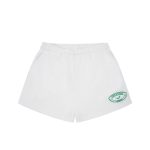 Greatness Cotton Shorts – White / Green