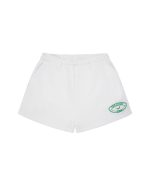 Greatness Cotton Shorts – White / Green