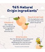 Hair & Body Wash 250ml, Peach & Apricot - Image 3