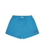 Greatness Cotton Shorts – Azure Blue/Red
