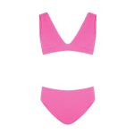 Kids Aqua Bikini 6-10 Years, Pink Bubblegum