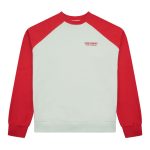 Greatness Lightweight Reglan Crewneck – Red / Ice Blue