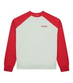 Greatness Lightweight Reglan Crewneck – Red / Ice Blue