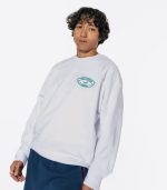 Greatness Lightweight Reglan Crewneck – White / Green - Image 5